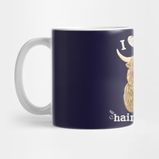 Scottish Highland Cow Loves You Hairy Much Mug